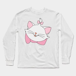 Marie Kitty Minimalist Long Sleeve T-Shirt